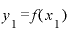 y_{1}=f(x_{1})